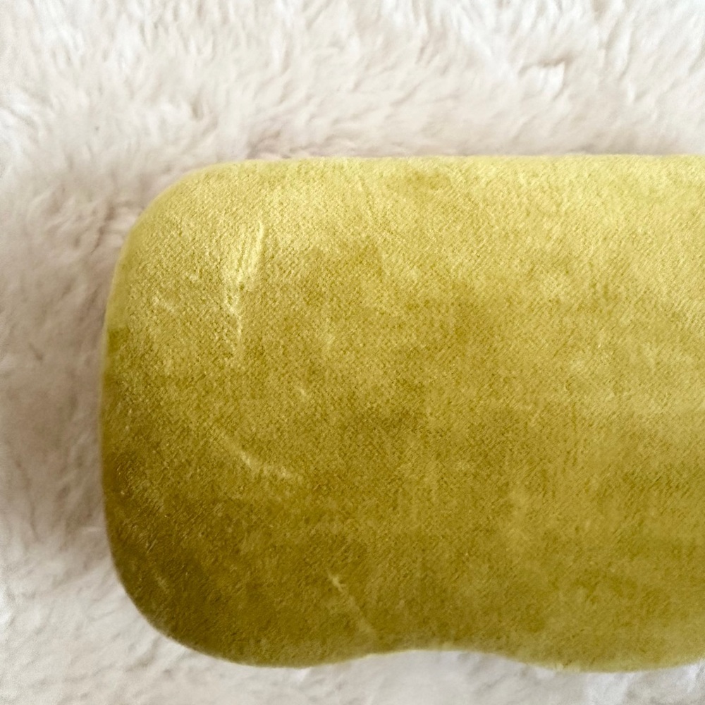 Gucci Yellow and Blue Velvet Glasses case - Picture 6 of 6